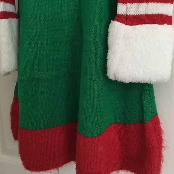 NWOT CHRISTMAS Elf sweater dress XS S - Picture 5 of 7